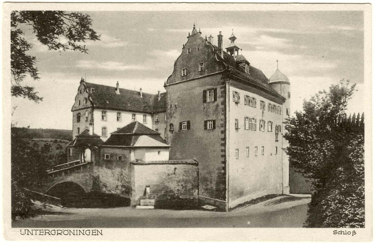 Abtsgmünd. Untergröningen - Schloß, 1931