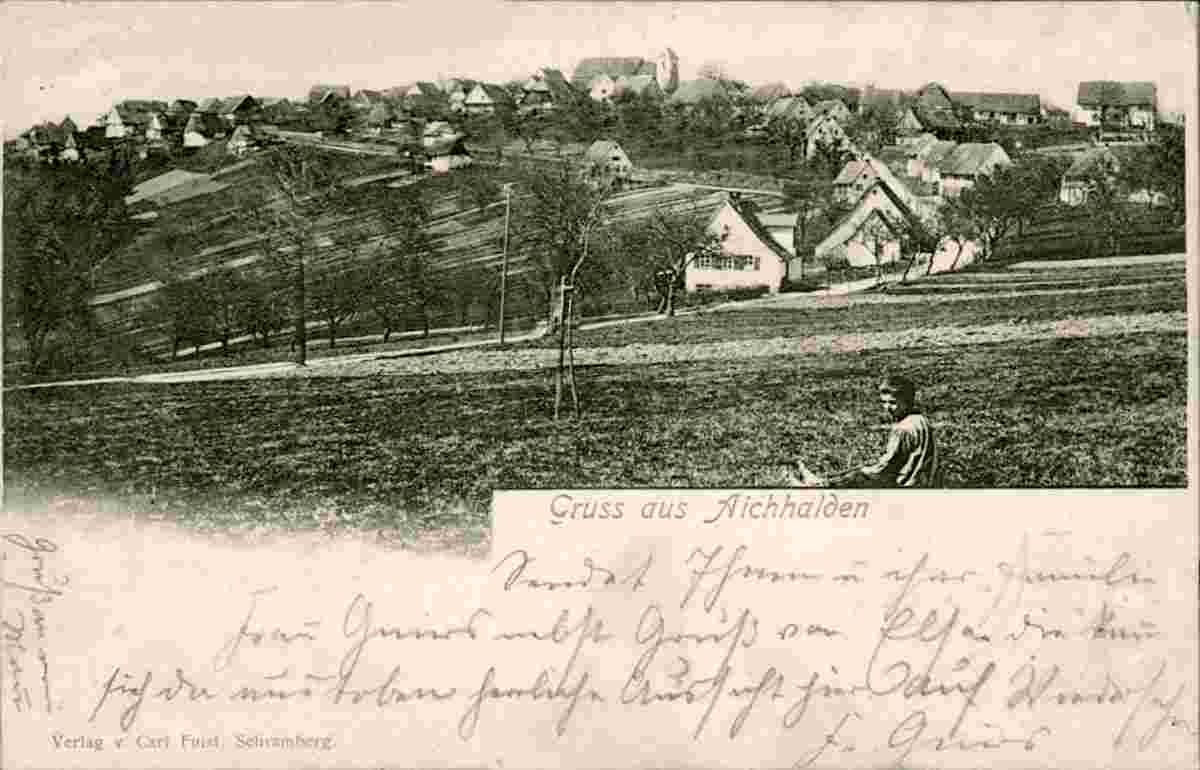 Panorama von Aichhalden, 1904