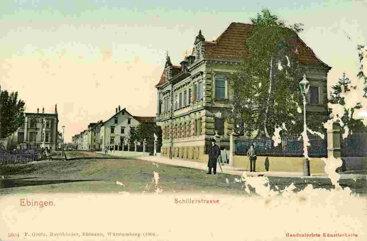 Albstadt. Ebingen - Schillerstraße, 1903