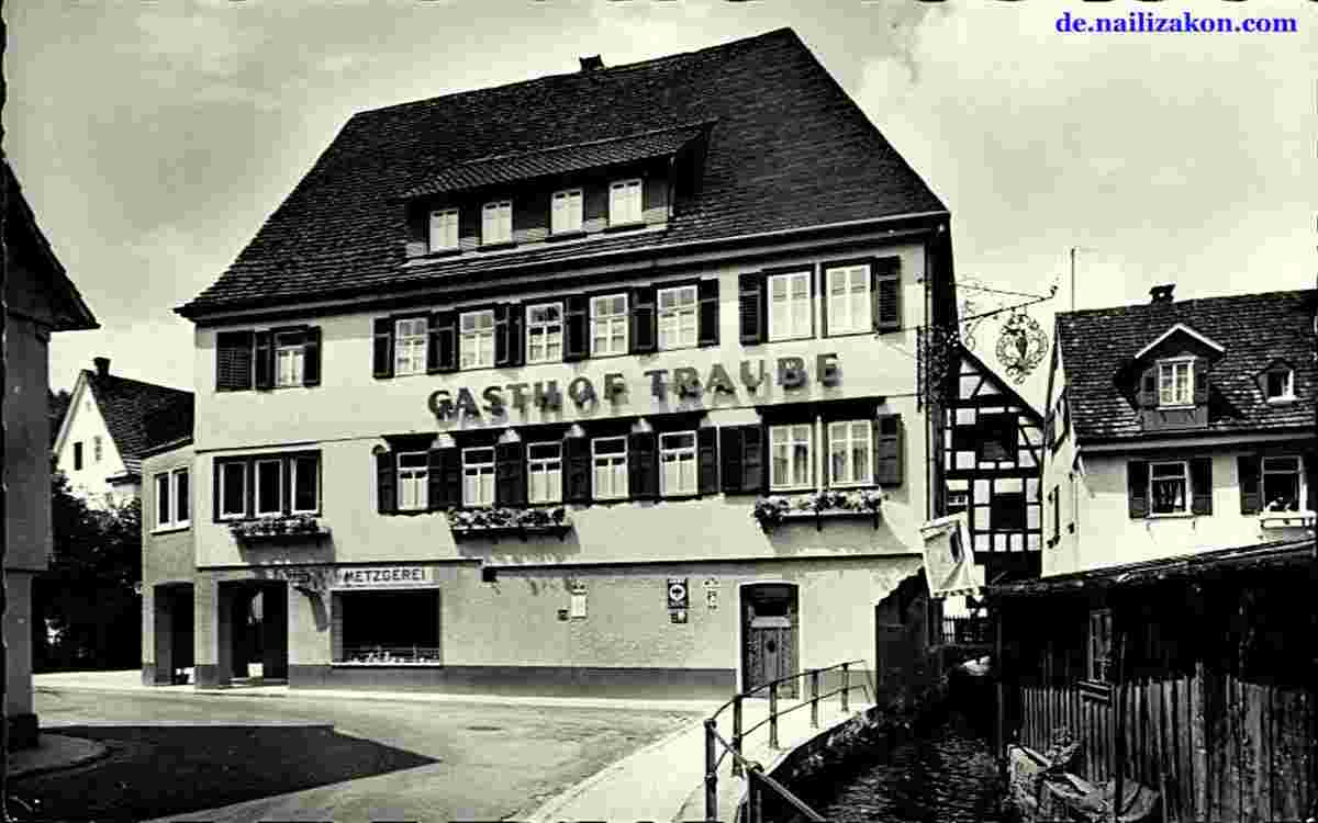Altensteig. Gasthof zur Traube, 1961