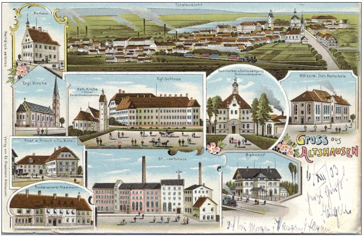 Panorama von Altshausen, 1903