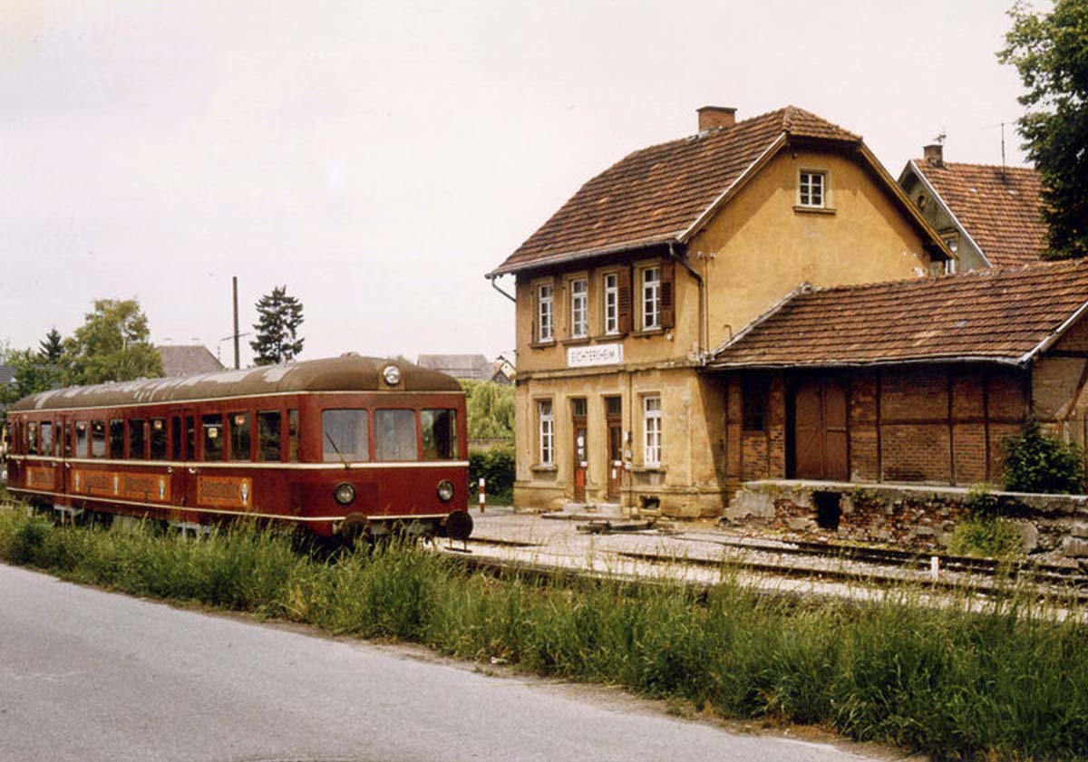 Angelbachtal. Eichtersheim - Bahnhof