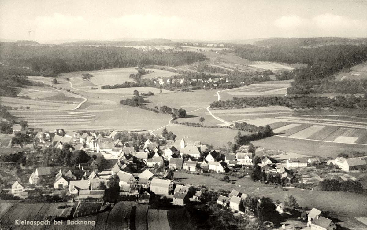 Aspach (bei Backnang). Kleinaspach - Panorama
