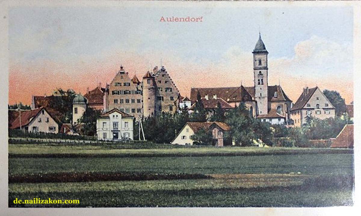 Aulendorf. Panorama der Stadt