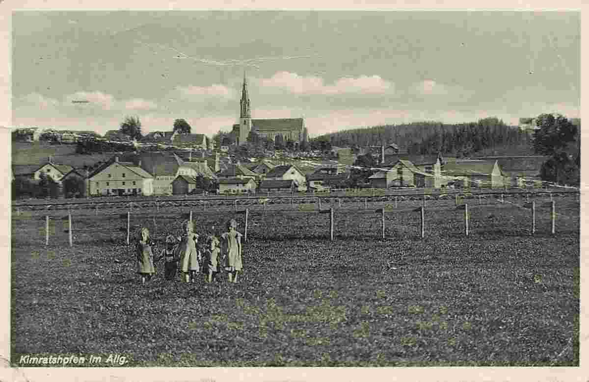 Altusried. Panorama von Kimratshofen, 1939