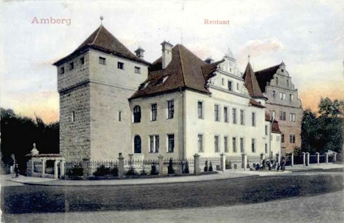 Amberg (Oberpfalz). Rentamt, um 1910