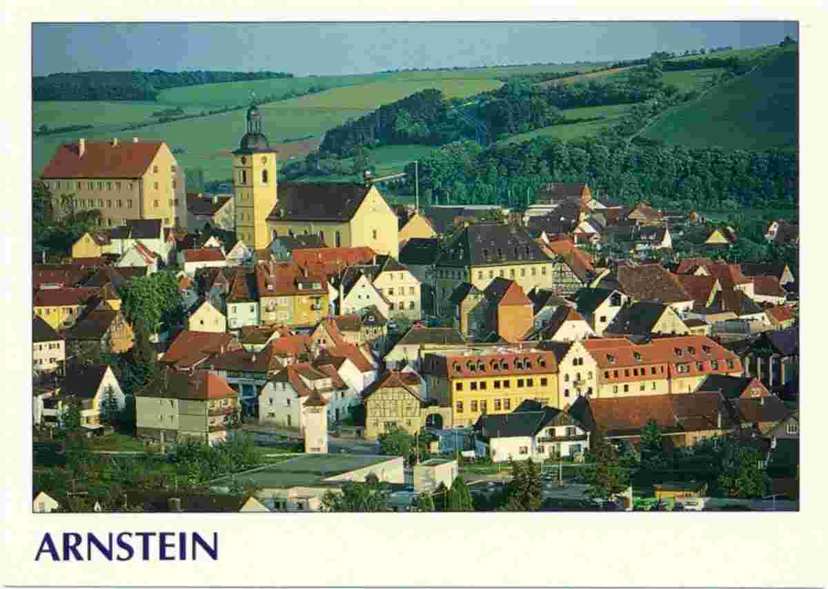 Arnstein. Panorama der Stadt