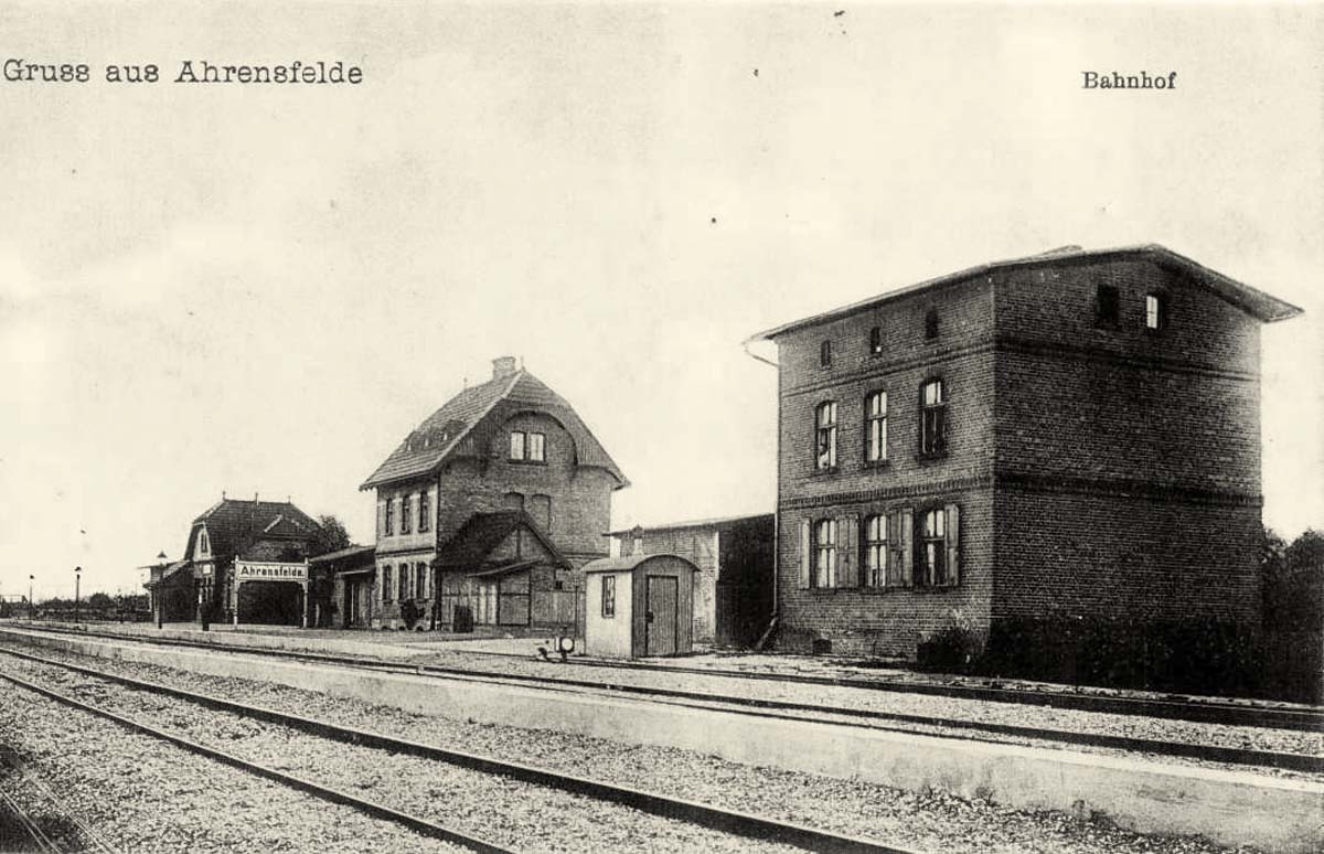 Ahrensfelde. Bahnhof, 1908