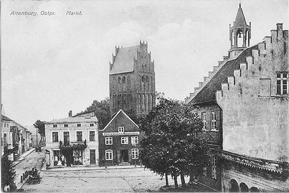 Allenburg (Druschba). Marktplatz, 1913