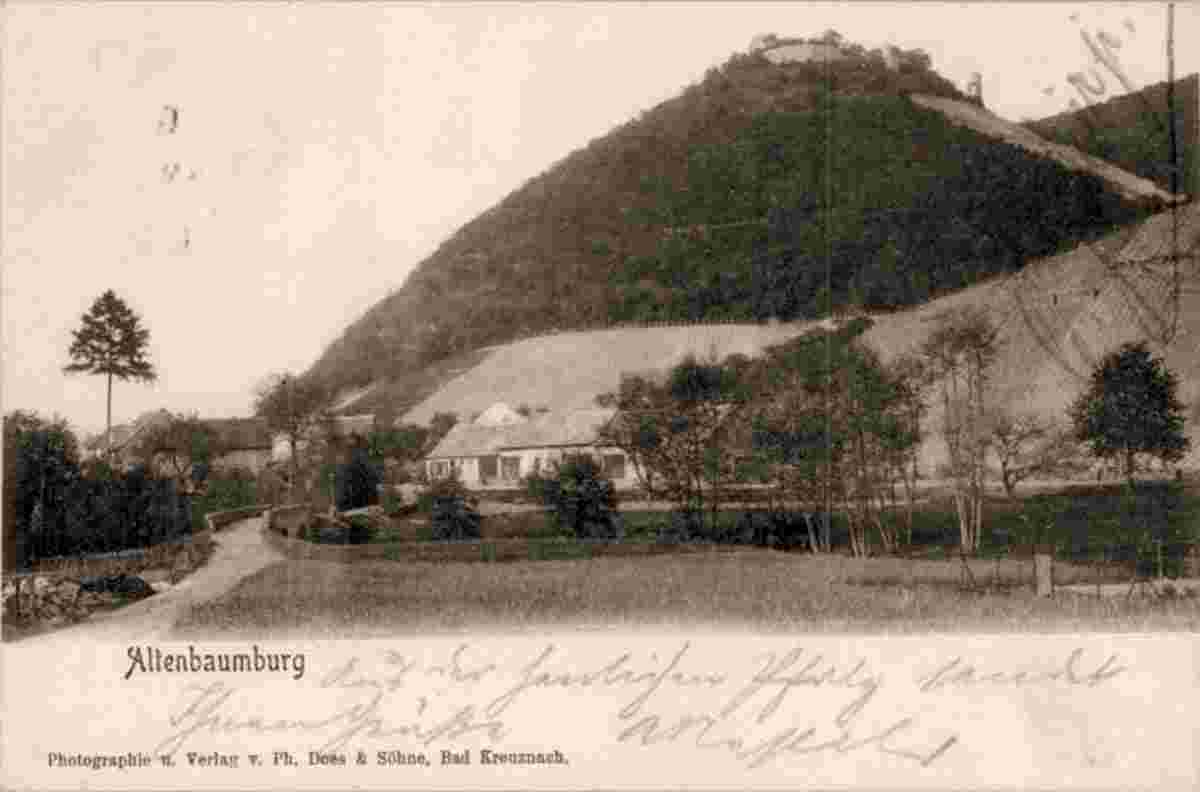 Altenbamberg - Blick auf Altenbaumburg