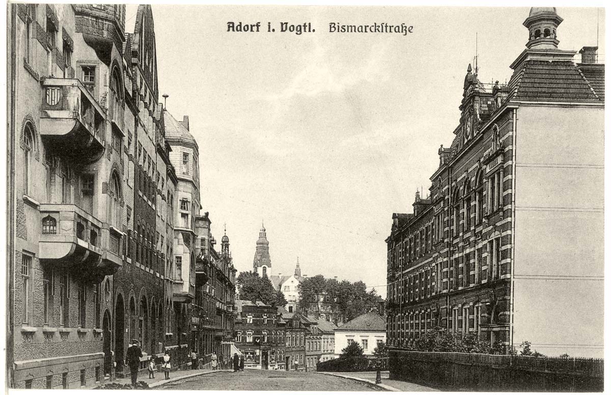 Adorf (Vogtlandkreis). Bismarckstraße, 1924