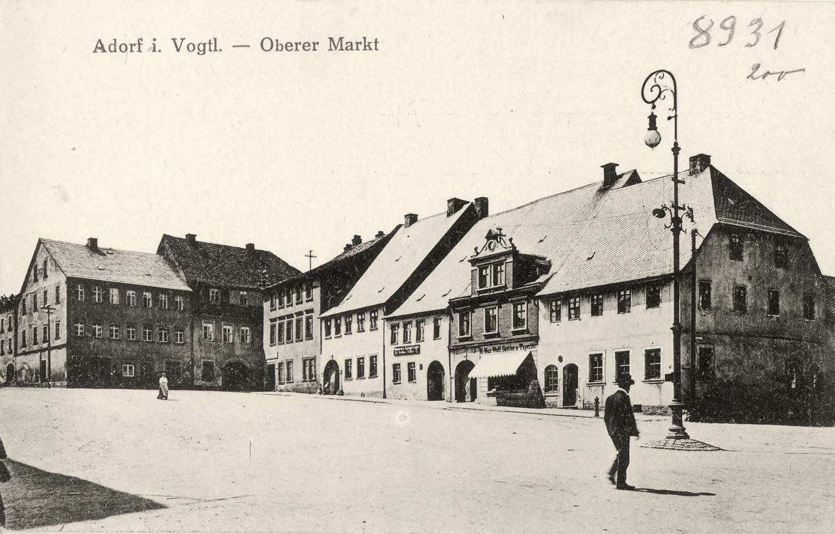 Adorf (Vogtlandkreis). Oberer Markt, 1907