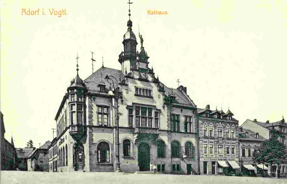 Adorf. Rathaus, 1907