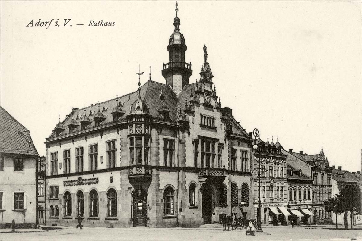 Adorf (Vogtlandkreis). Rathaus, 1907