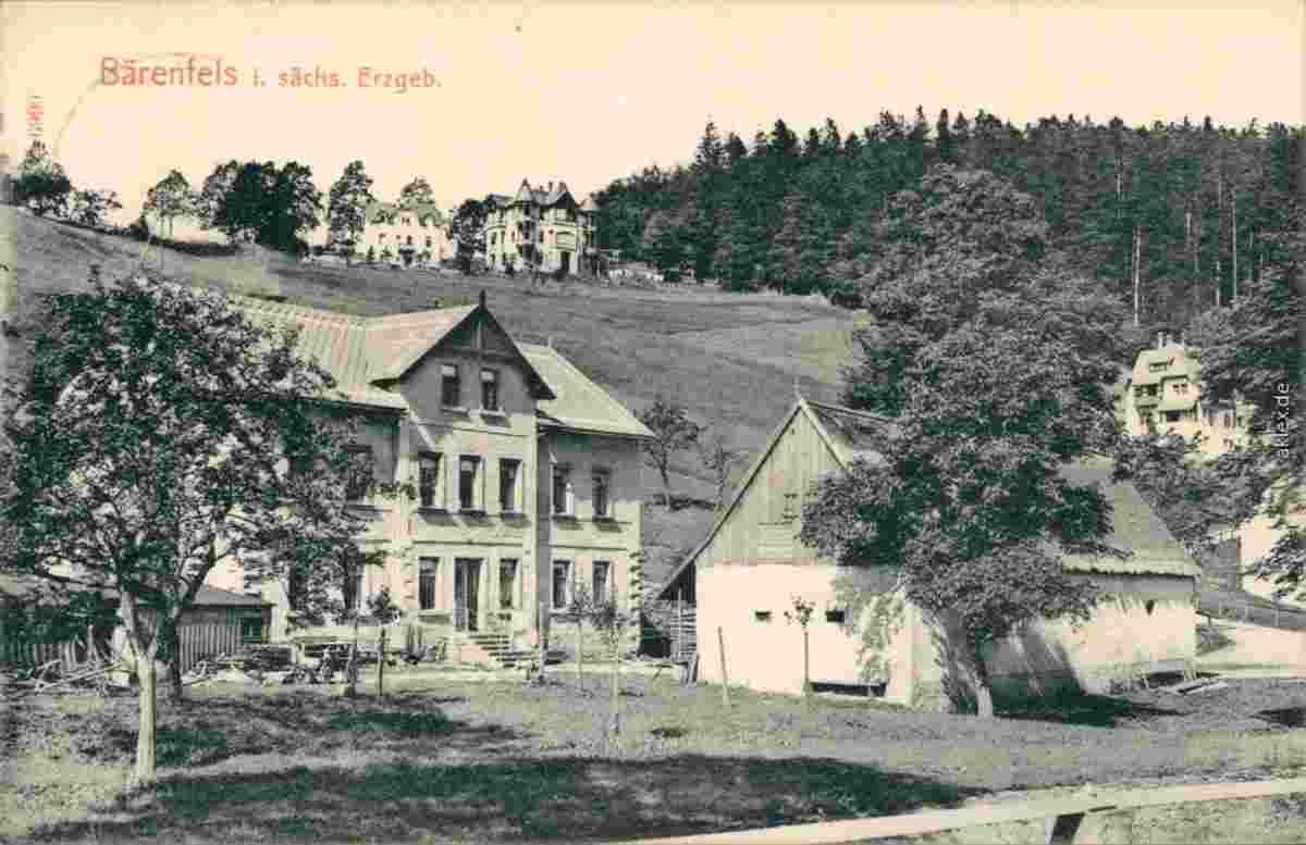 Altenberg. Bärenfels - Villa, 1908