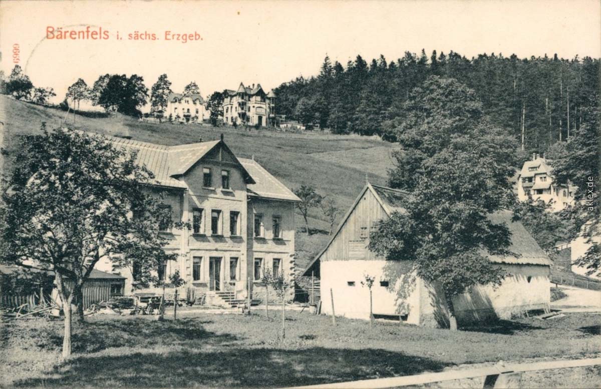 Altenberg (Erzgebirge). Bärenfels - Villa, 1908