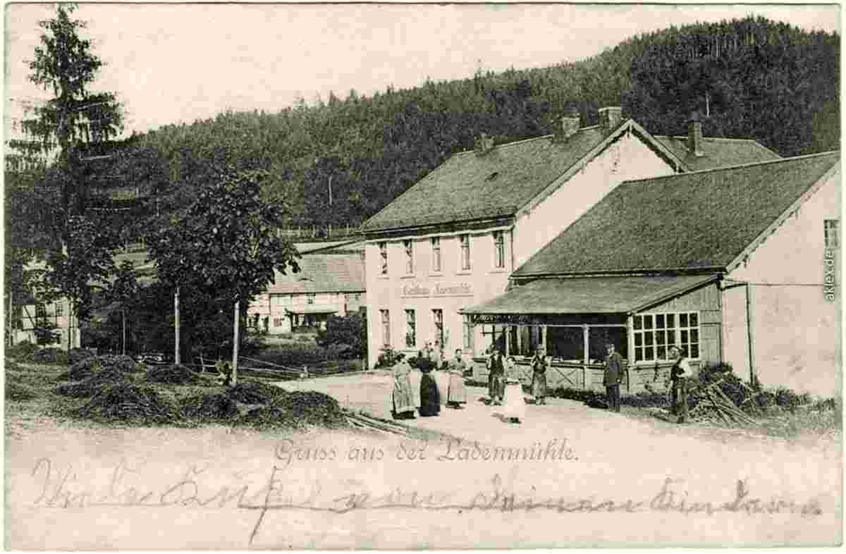 Altenberg. Gasthaus 'Ladenmühle', 1898