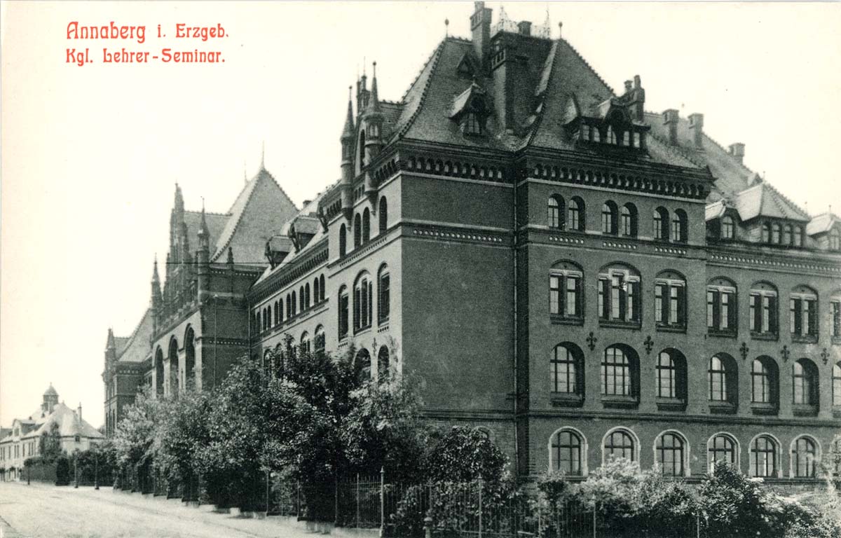 Annaberg-Buchholz. Annaberg - Lehrerseminar, 1910