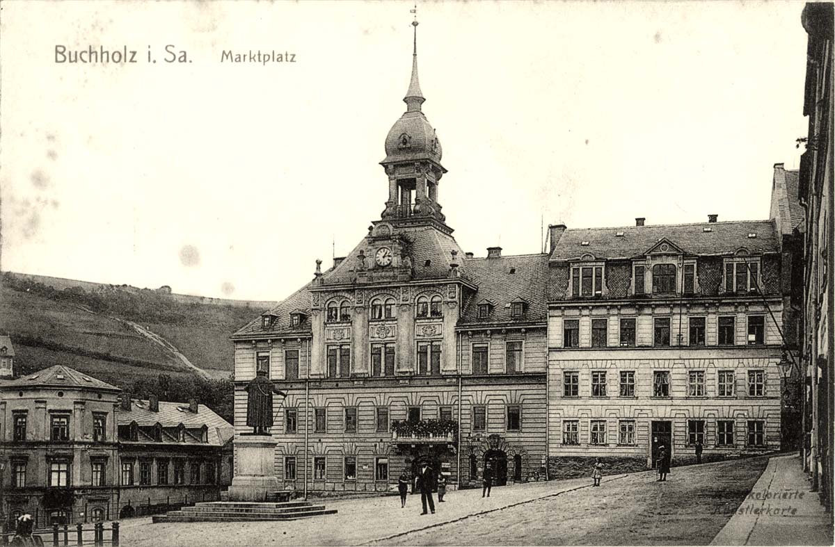 Annaberg-Buchholz. Buchholz - Marktplatz, 1910