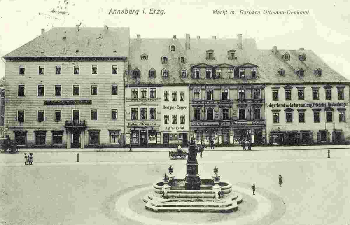 Annaberg-Buchholz. Marktplatz, 1917