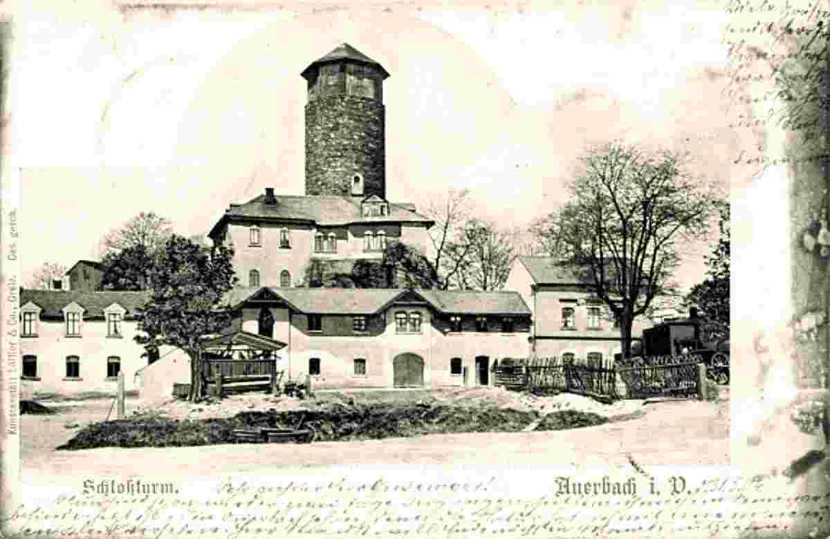 Auerbach. Panorama von Schloßturm