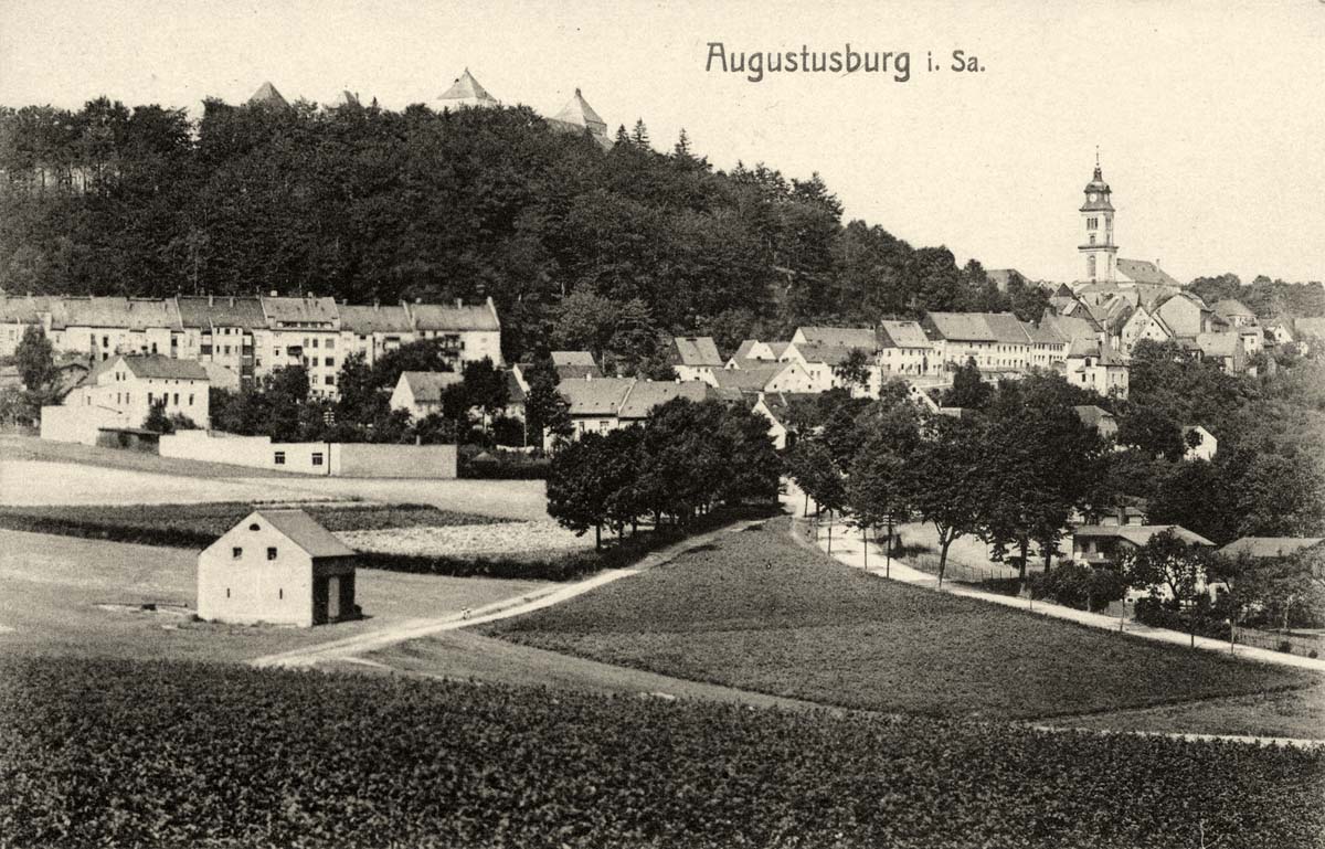 Panorama von Augustusburg, 1912