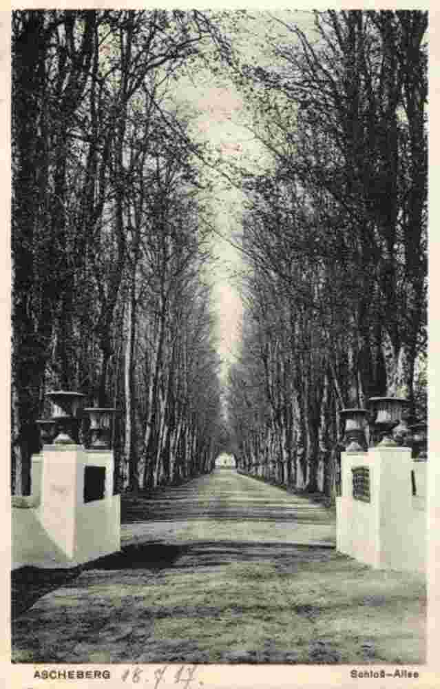 Ascheberg. Schlossallee, 1917
