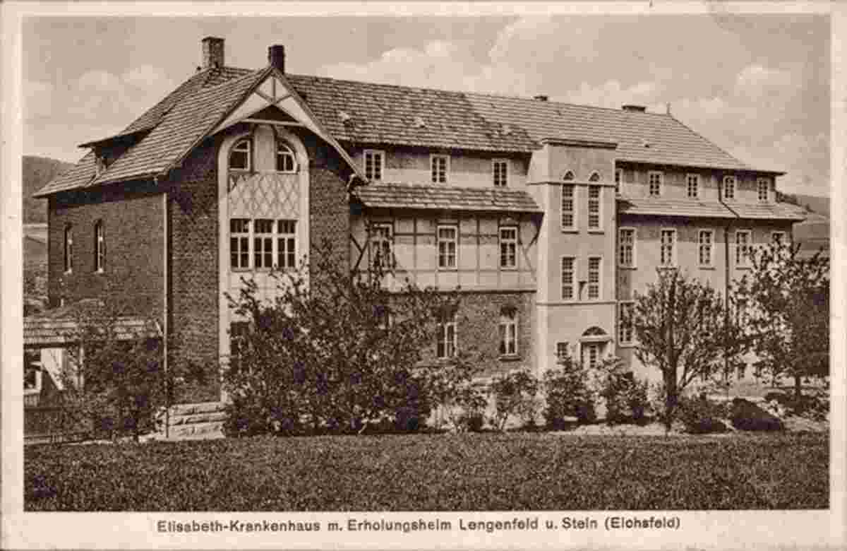 Lengefeld - Elisabeth Krankenhaus mit Erholungsheim