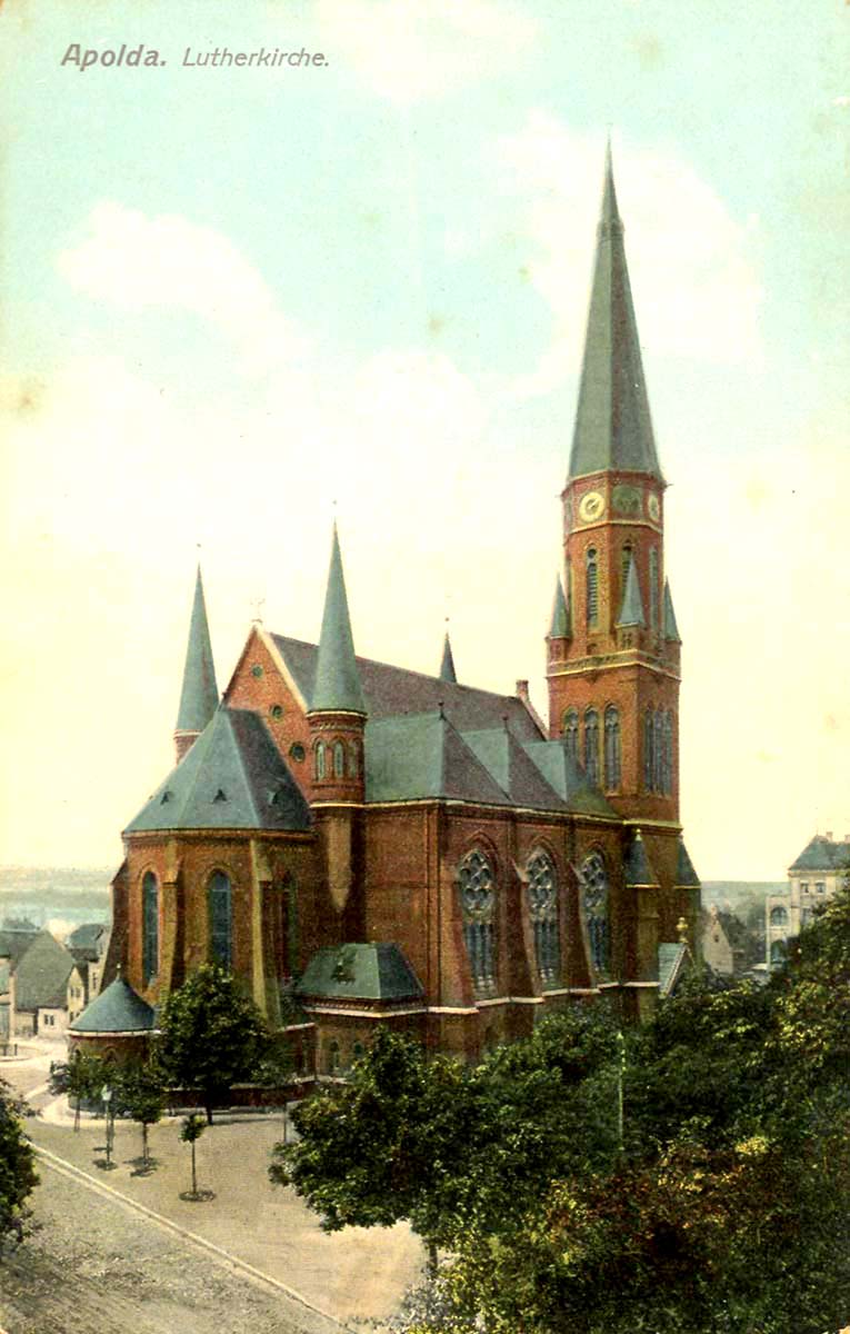 Apolda. Lutherkirche, 1918