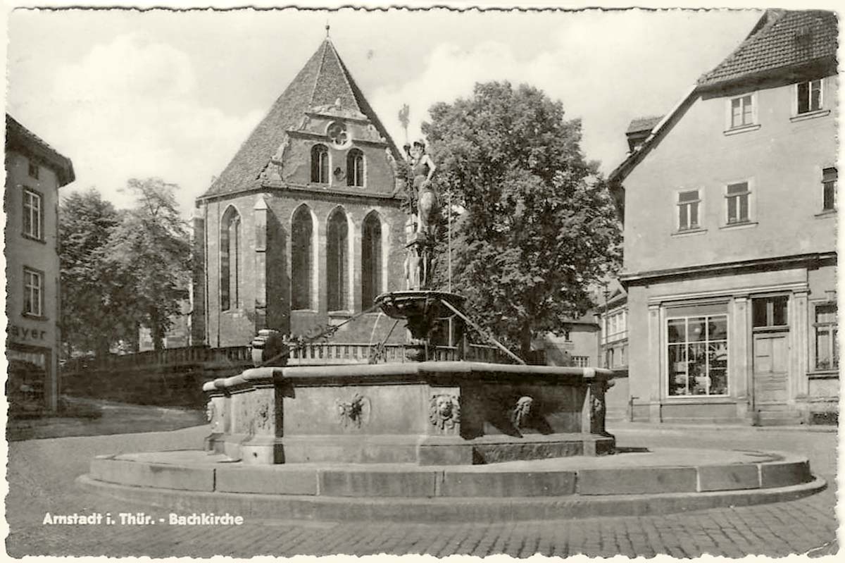 Arnstadt. Bachkirche, 1962
