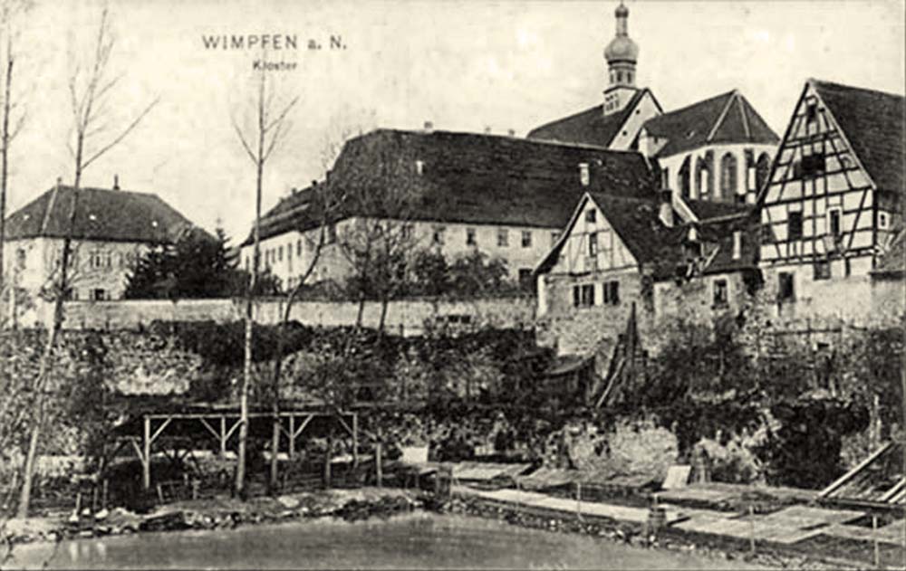 Bad Wimpfen. Panorama von Kloster