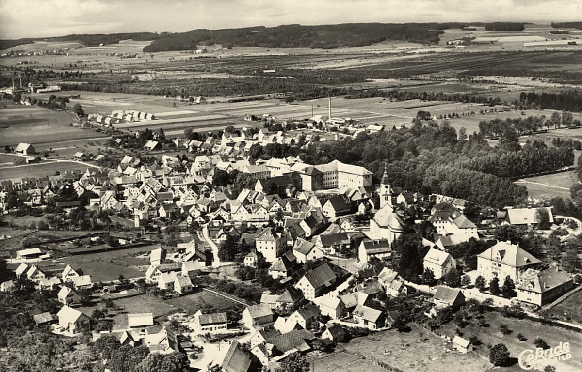 Panorama von Bad Wurzach, Luftbild