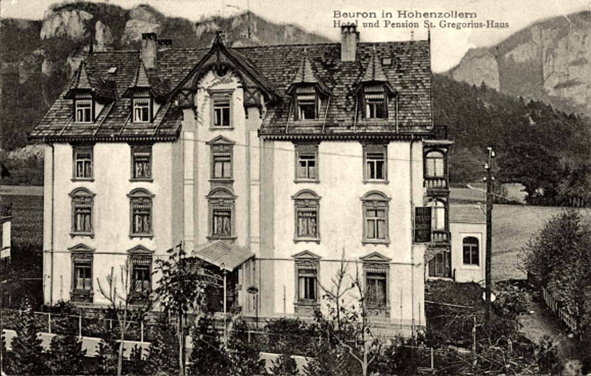 Beuron. Hotel und Pension St Gregorius Haus, 1910