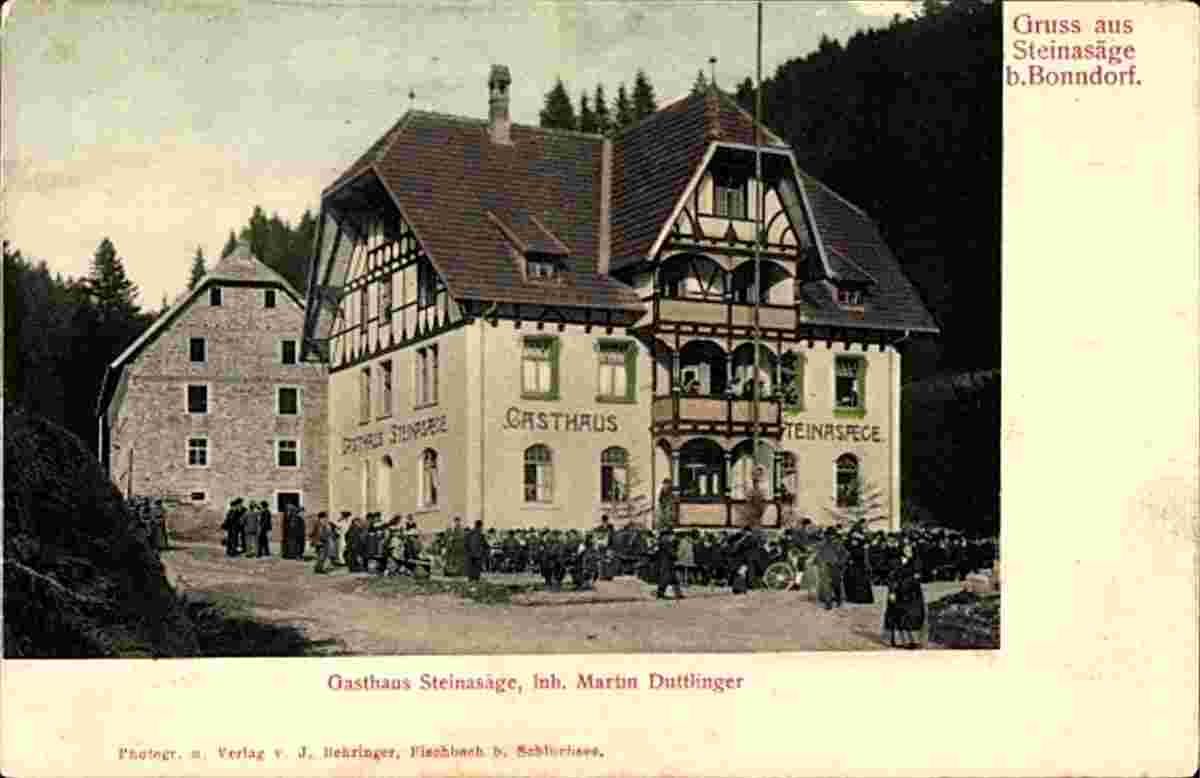 Gasthaus Steinasäge bei Bonndorf