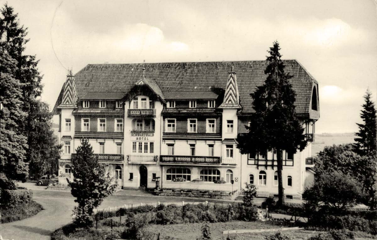 Bonndorf im Schwarzwald. Hotel 'Schwarzwald', 1967