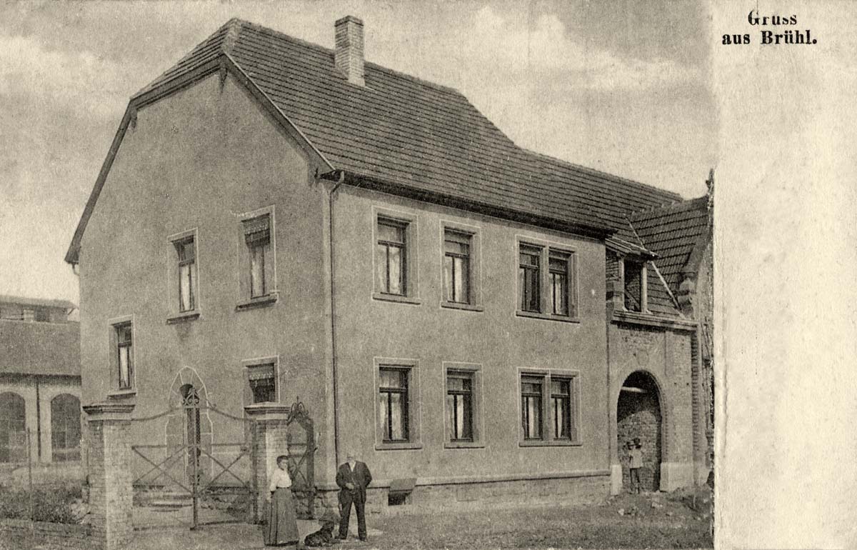 Brühl. Bahnhofstraße um 1910