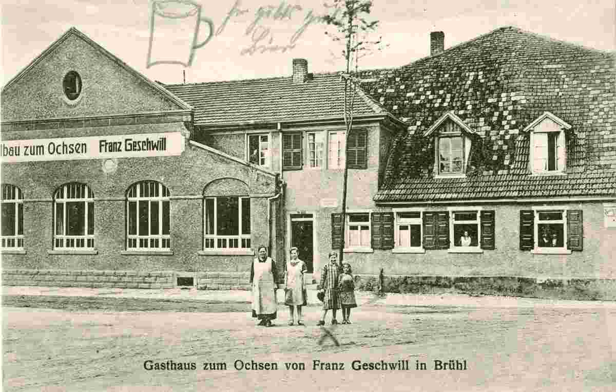 Brühl. Gasthaus zum Ochsen, 1929