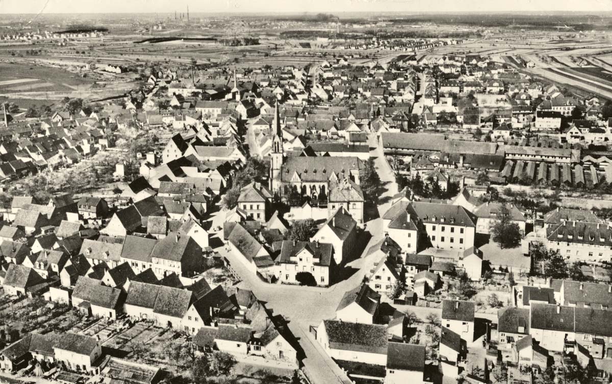 Brühl. Luftbild Brühl im Jubiläumsjahr