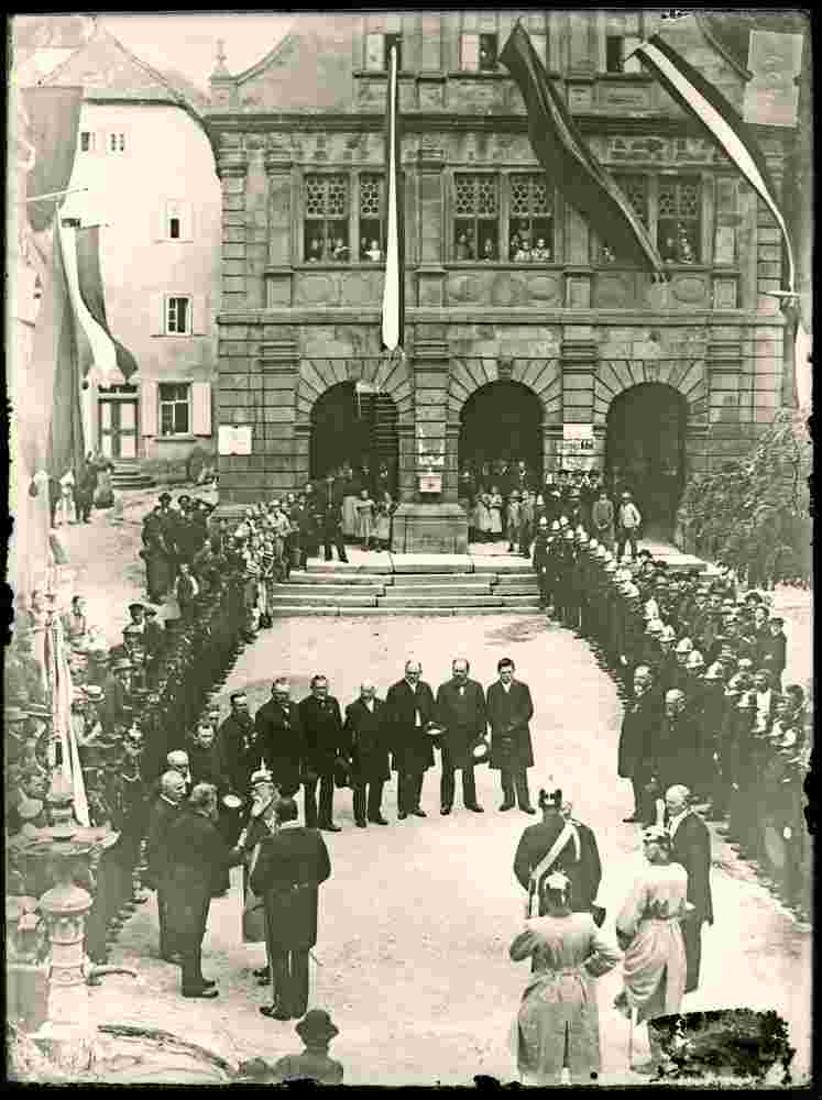 Buchen. Der Großherzog in Buchen, 1896