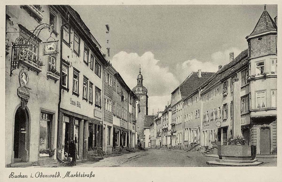 Buchen (Odenwald). Marktstraße