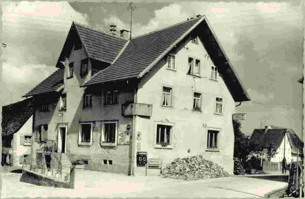 Buchheim. Meßkirch, Landgasthof 'Zum freien Stein', 1960