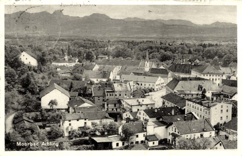 Panorama von Bad Aibling, 1932