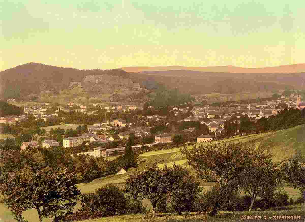 Panorama von Bad Kissingen