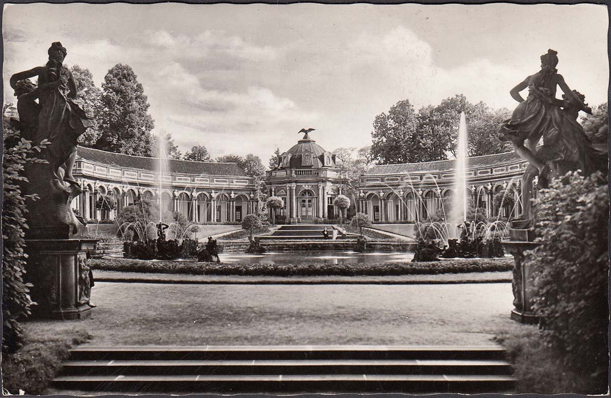 Bayreuth. Königliches Lustschloß Eremitage (Timbre Cachet), 1956