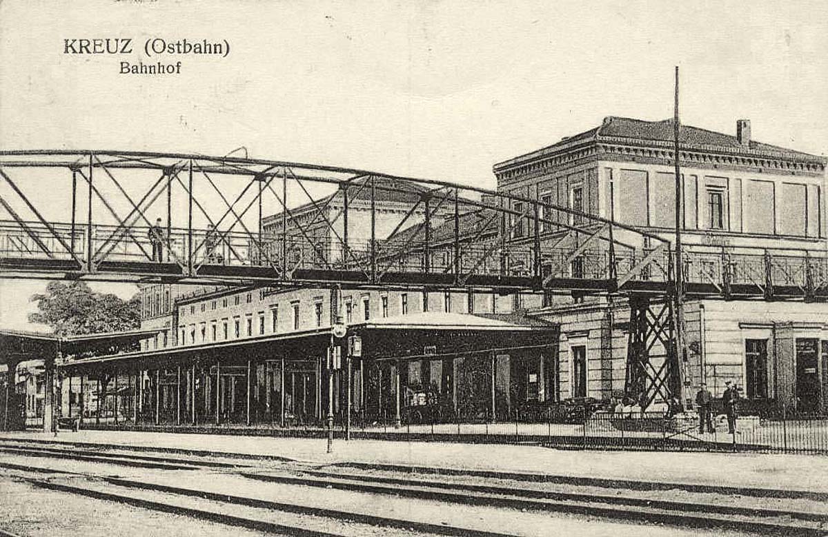 Bayreuth. Kreuz, Ostbahn, der Bahnhof