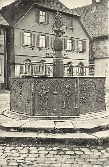 Bischofsheim an der Rhön. Marktbrunnen