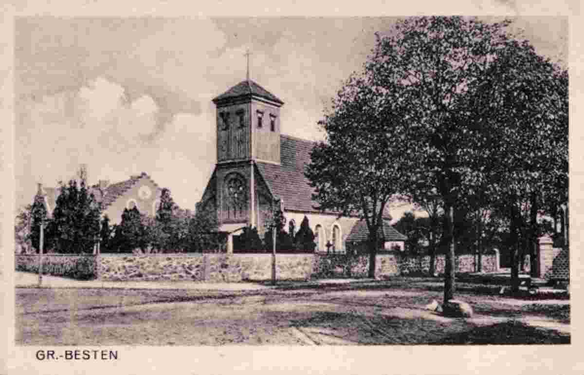 Bestensee. Groß Besten - Kirche, 1929