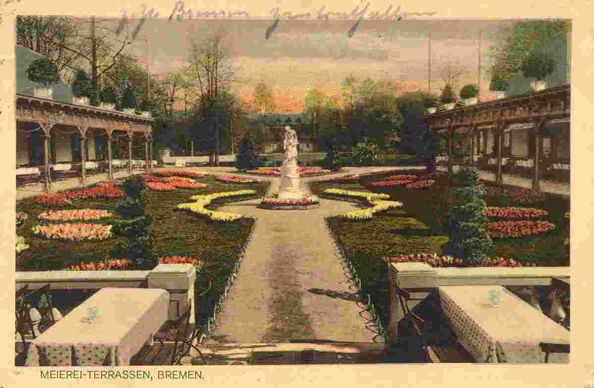 Bremen. Bürgerpark und Meierei Garten, 1922