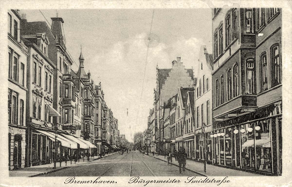 Bremerhaven. Bürgermeister-Smidt Straße