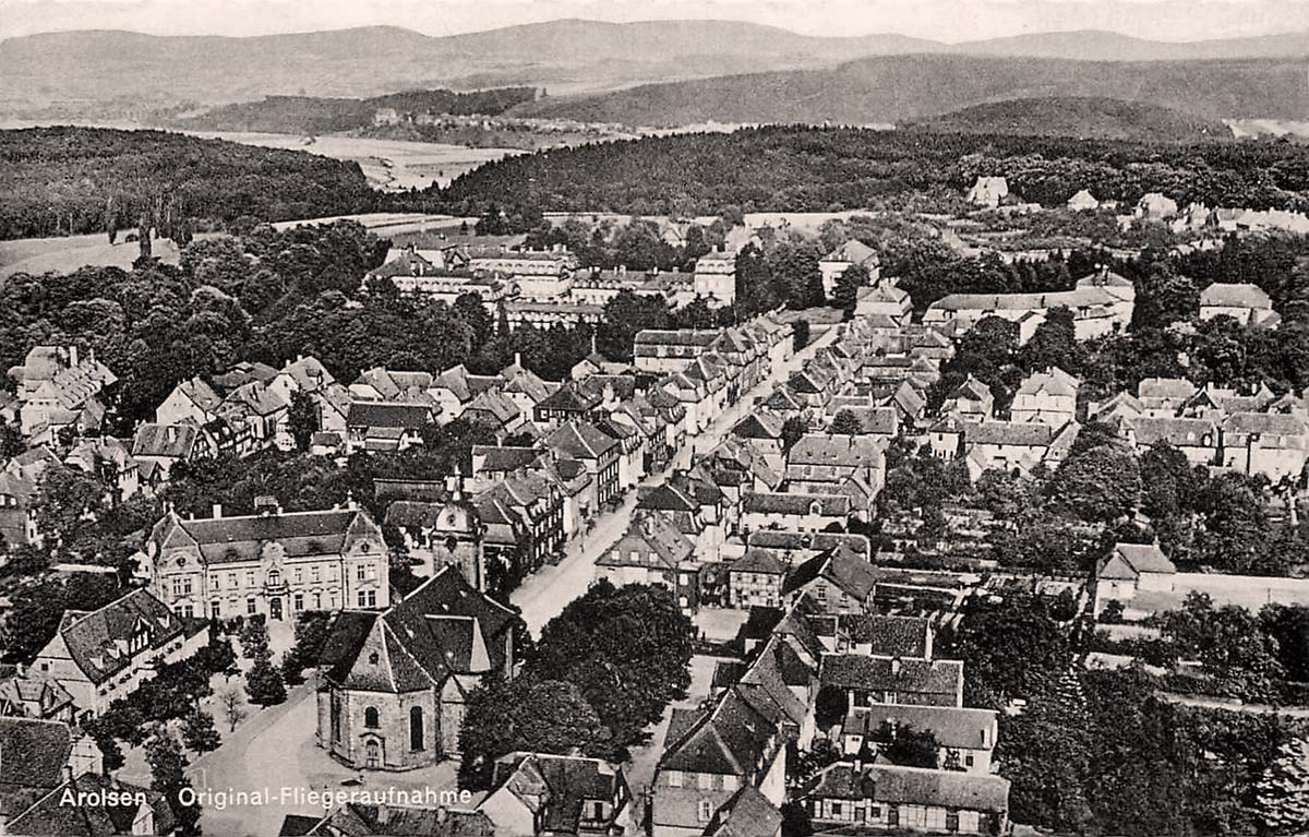 Bad Arolsen. Panorama der Stadt